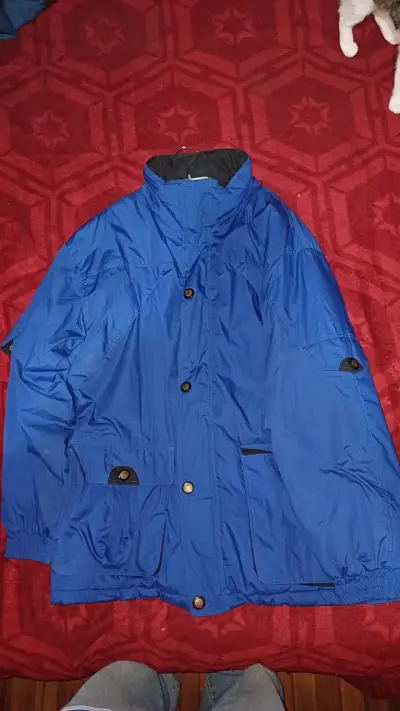 Chaqueta Parka Azul John Blair Gorro removible - miniatura 1