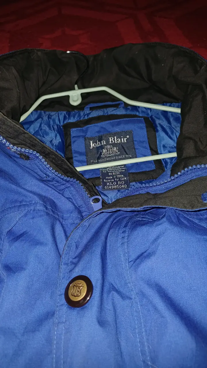 Chaqueta Parka Azul John Blair Gorro removible - 2