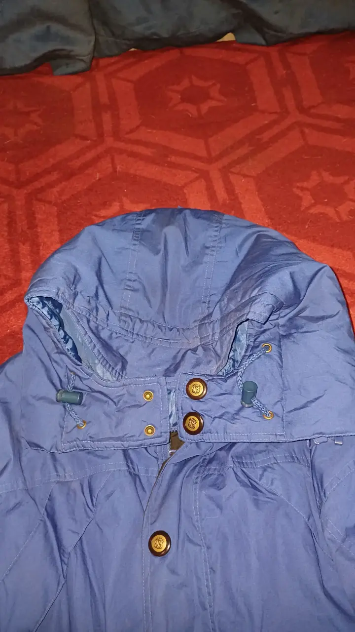 Chaqueta Parka Azul John Blair Gorro removible - 3