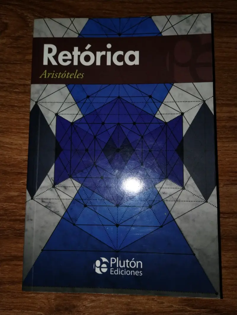 Libro Retórica de Aristóteles - Plutón Ediciones
