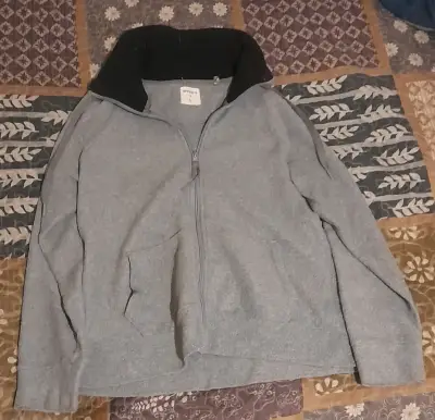Polerón gris con cierre Opposite talla L - miniatura 1