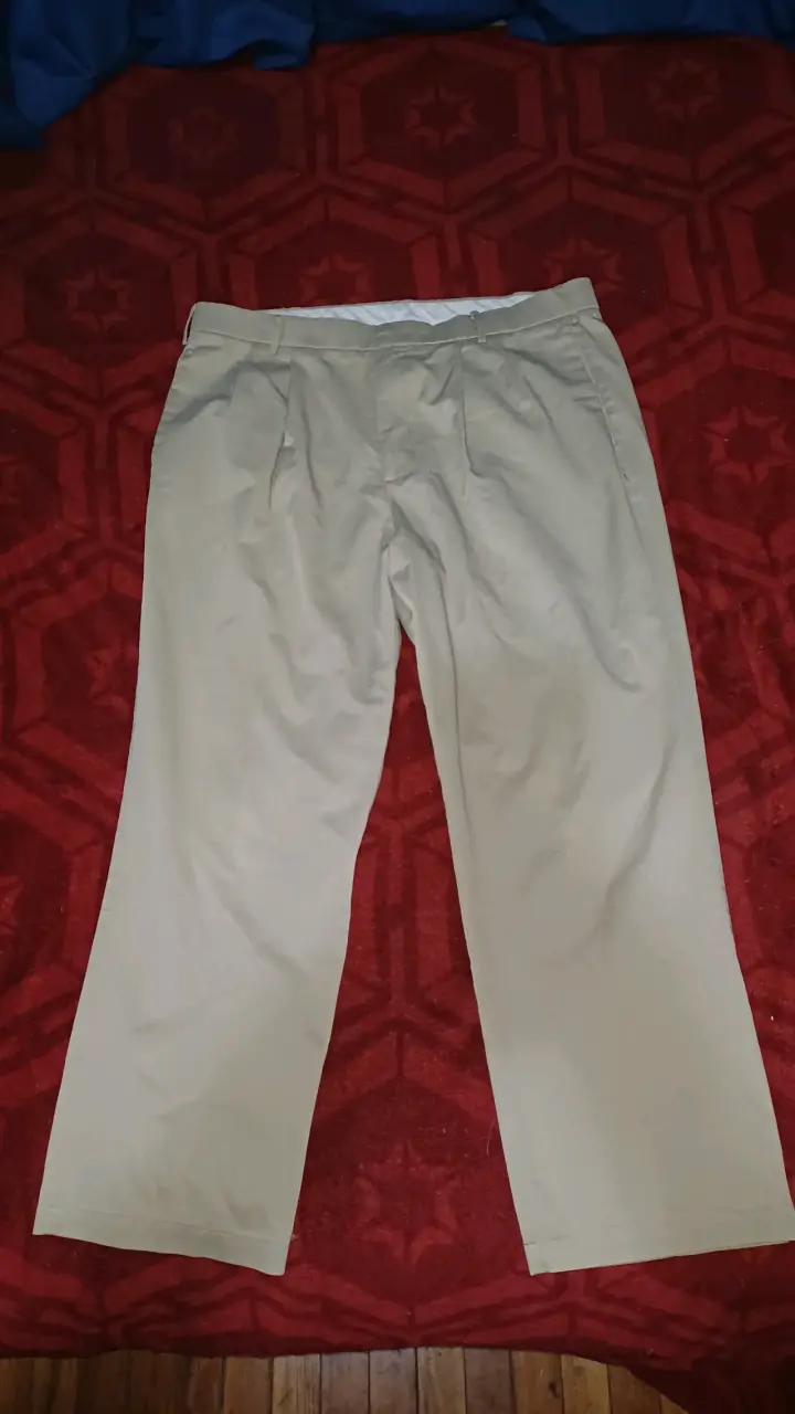 Pantalones rectos beige para hombre Dockers - 1