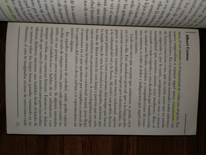 Libro 'La Peste' de Albert Camus - 2