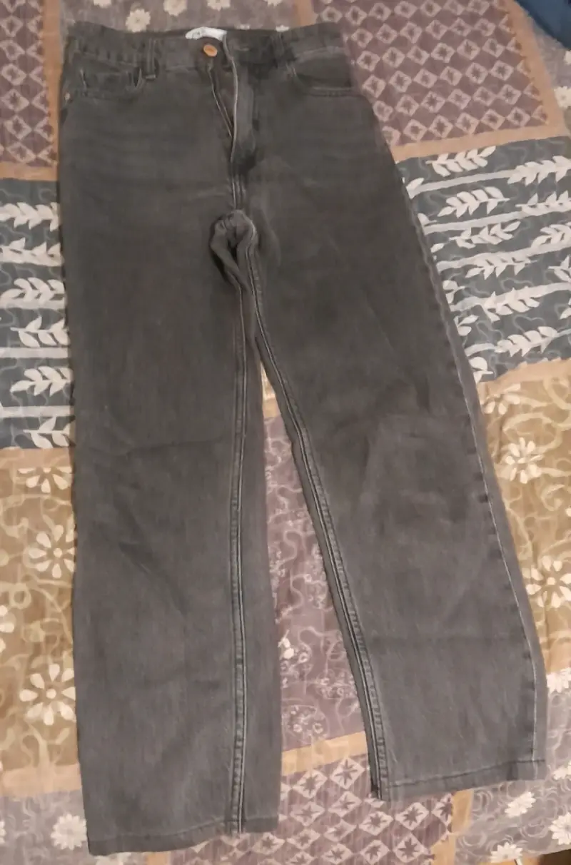 Jeans grises Zara talla 34 - 1