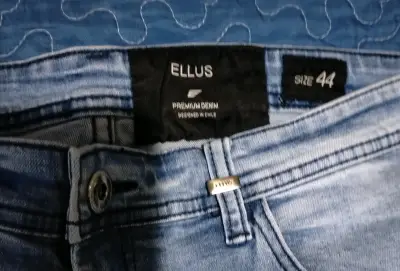 Jeans de mezclilla azul claro Ellus talla 44 - miniatura 2