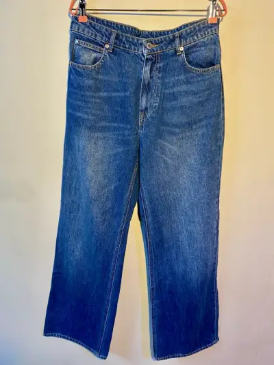 Jeans mujer tiro alto ancho - miniatura 2