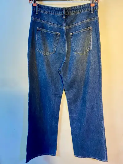 Jeans mujer tiro alto ancho - miniatura 3