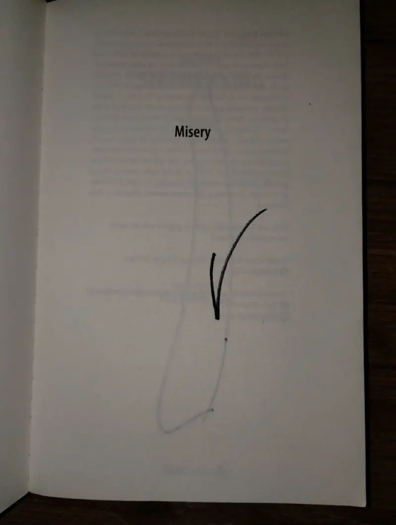 Libro 'Misery' de Stephen King en buen estado - 2