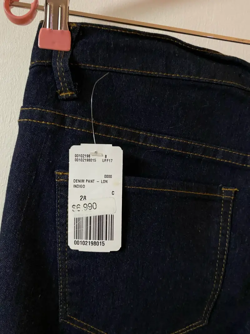 Jeans mujer pitillo azul oscuro Forever 21 - 4