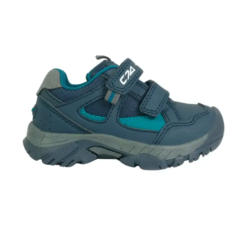 Zapatilla Outdoor Niño Azul Doble Velcro Talla 20 - 2