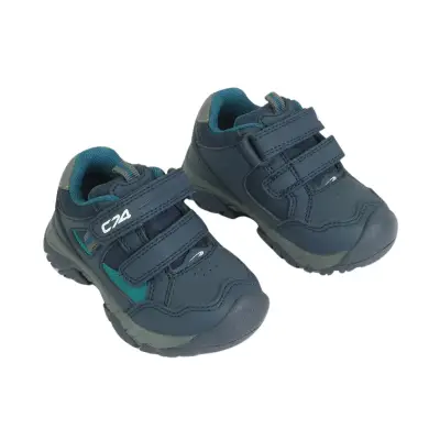 Zapatilla Outdoor Niño Azul Doble Velcro Talla 20 - miniatura 3