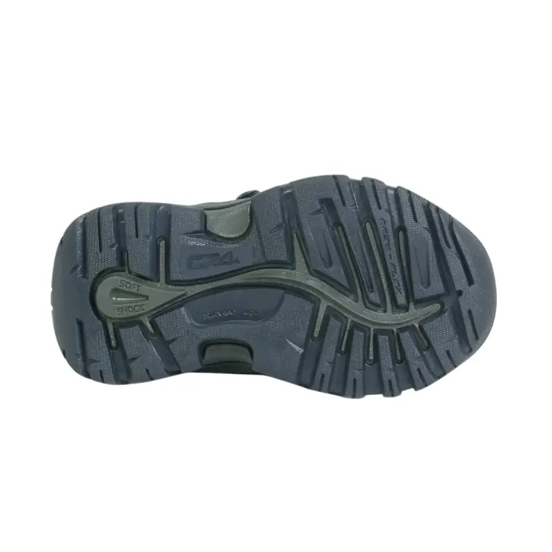 Zapatilla Outdoor Niño Azul Doble Velcro Talla 20 - 4