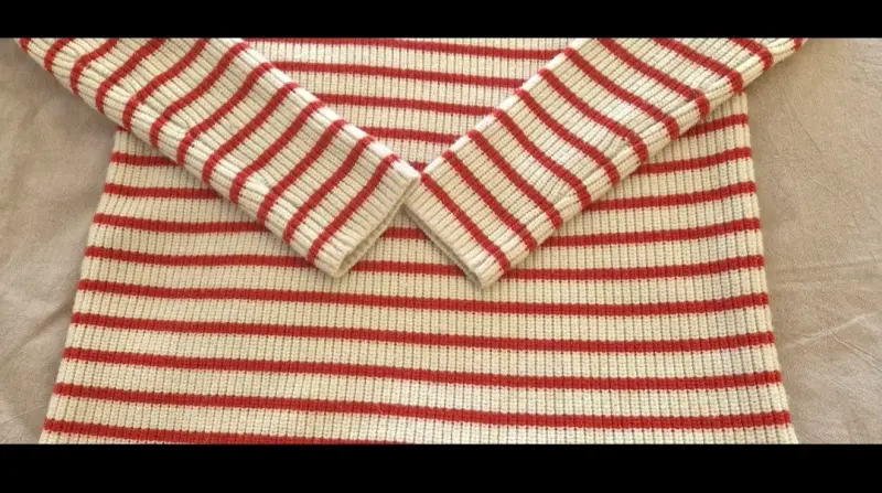 Suéter de rayas rojas y blancas GAP talla XS mujer - 3