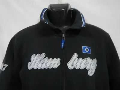 Chaqueta negra  fútbol Hamburgo Alemania talla L - miniatura 2