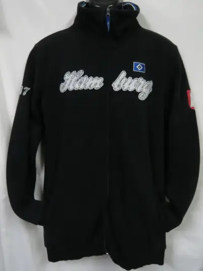 Chaqueta negra  fútbol Hamburgo Alemania talla L - miniatura 3