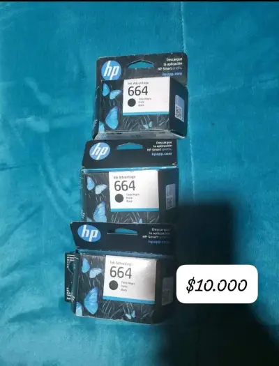 Cartuchos de Tinta HP 664 Negro Originales - miniatura 3