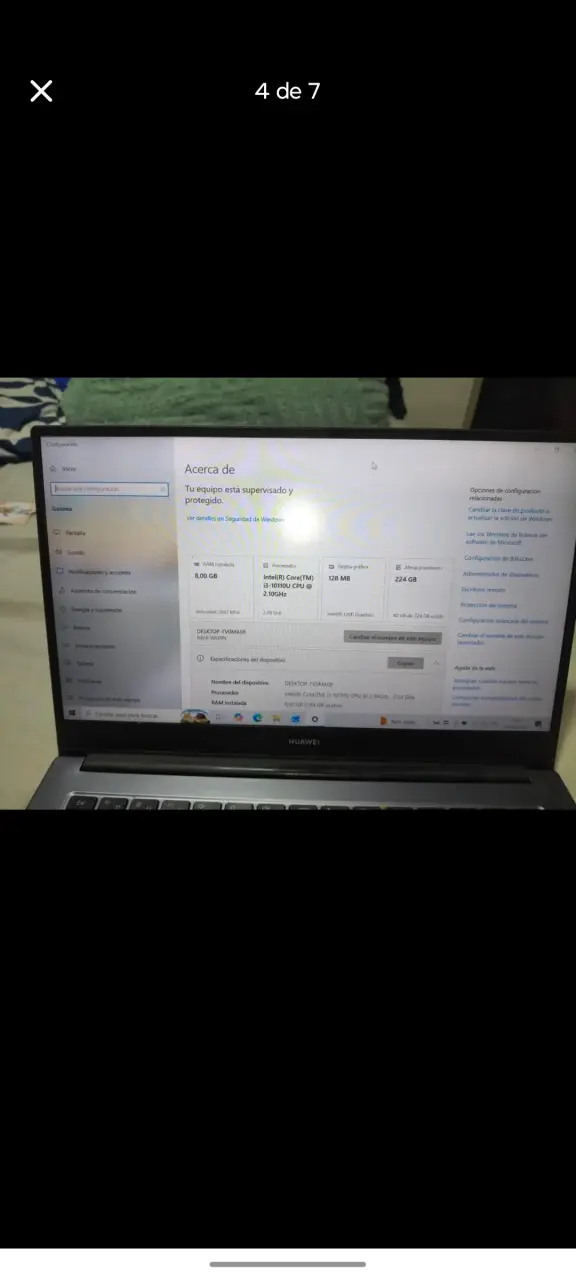 Laptop Huawei MateBook D14 con Intel Core i5 - 4