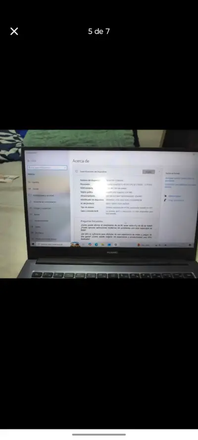 Laptop Huawei MateBook D14 con Intel Core i5 - miniatura 5