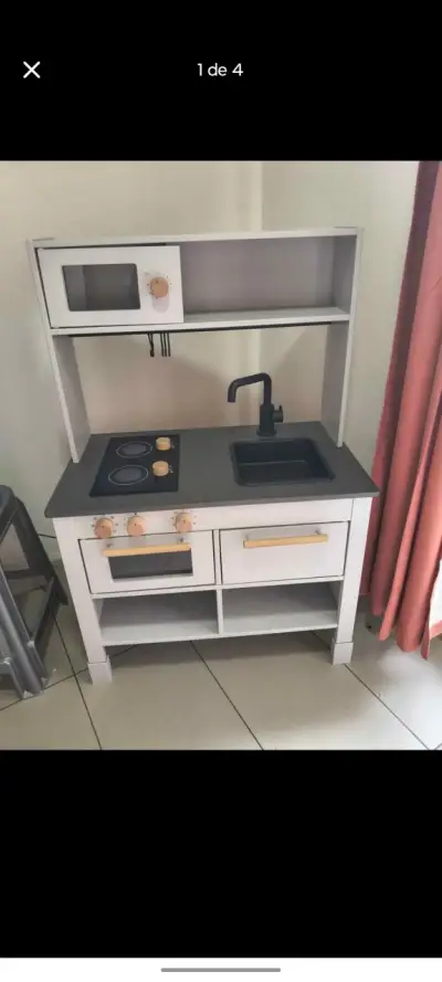 Cocina de juguete infantil de madera - miniatura 4