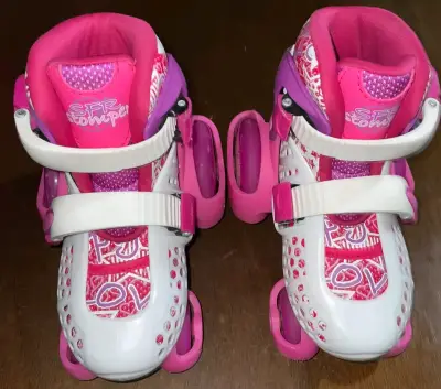 Patines rosas talla talla 23 a la 27. - miniatura 1