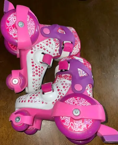 Patines rosas talla talla 23 a la 27. - miniatura 3