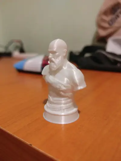 Busto Kratos God of War Impresion 3D miniatura - miniatura 2