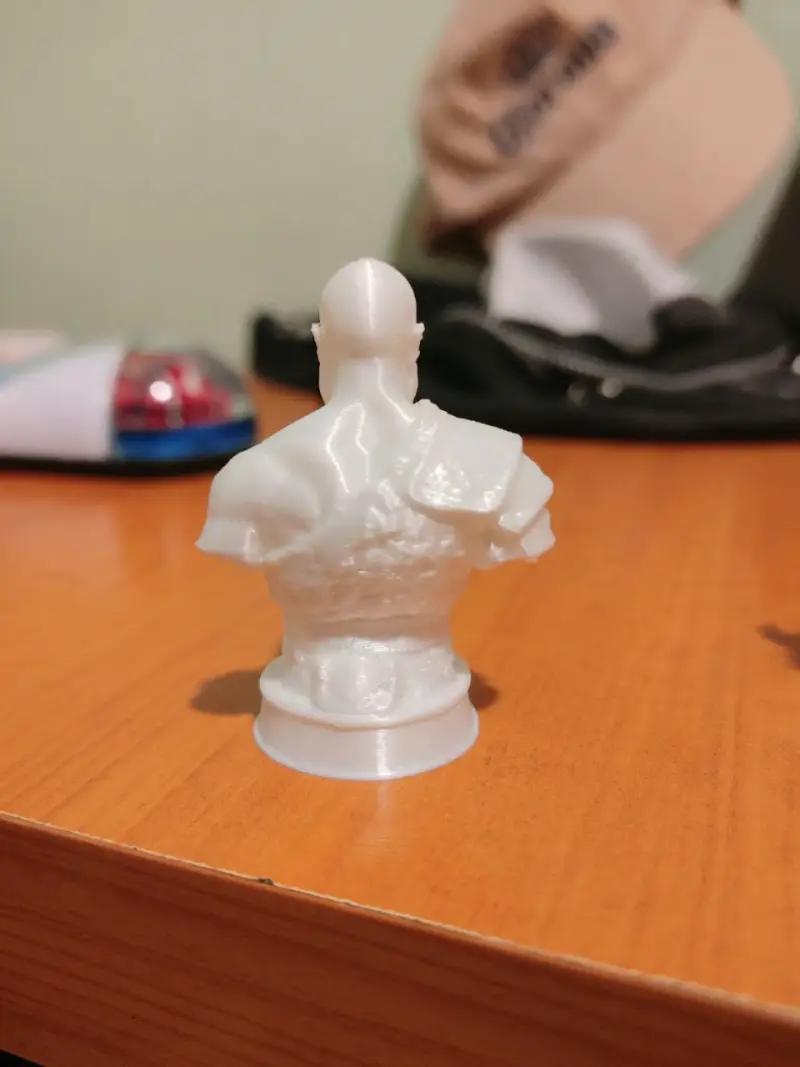 Busto Kratos God of War Impresion 3D miniatura - 3