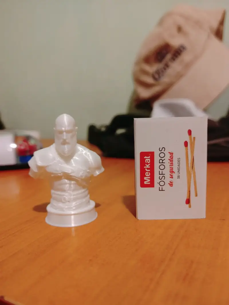 Busto Kratos God of War Impresion 3D miniatura - 4