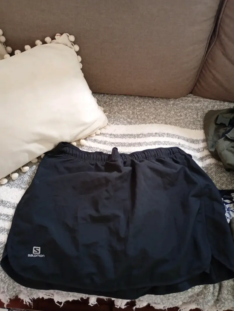 Falda Short deportivo negro Salomon - 1