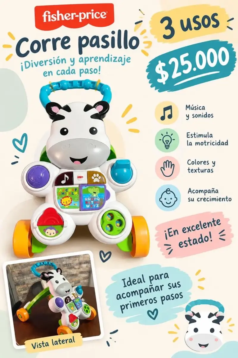 Andador correpasillos Fisher-Price con actividades - 3