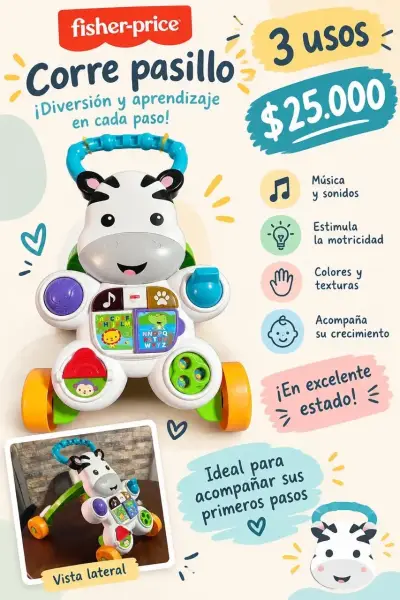 Andador correpasillos Fisher-Price con actividades - miniatura 3
