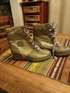 Botas de lluvia Sorel grises. Taco interno - 3