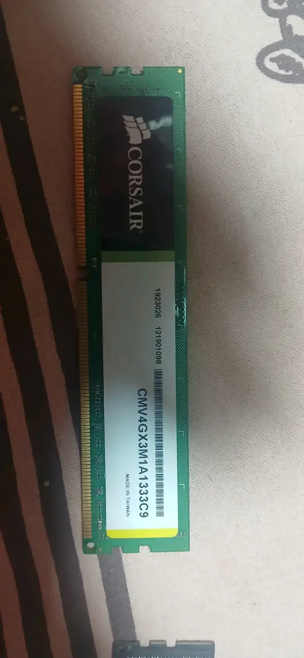 Memoria RAM Corsair 4GB DDR3 1333MHz