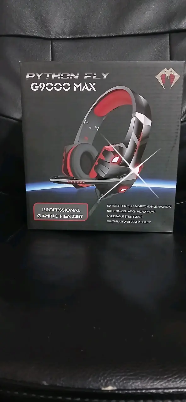 Auriculares gaming Python Fly G9000 Max con luces - 1