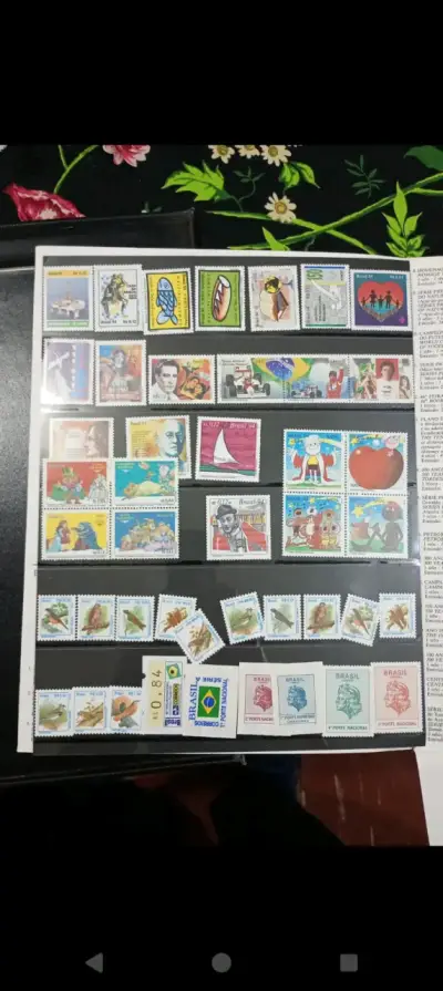 Álbum de sellos postales Brasil 94 enmarcado - miniatura 3