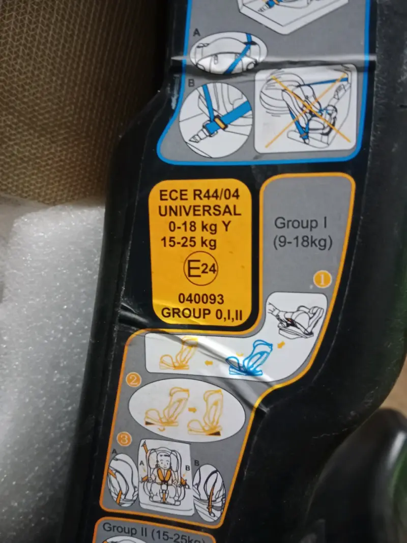 Silla de auto para bebé Bebesit negra - 5