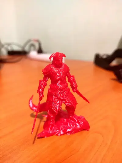 Figura Dovahkiin Skyrim Impresion 3D 7,2cm - miniatura 2