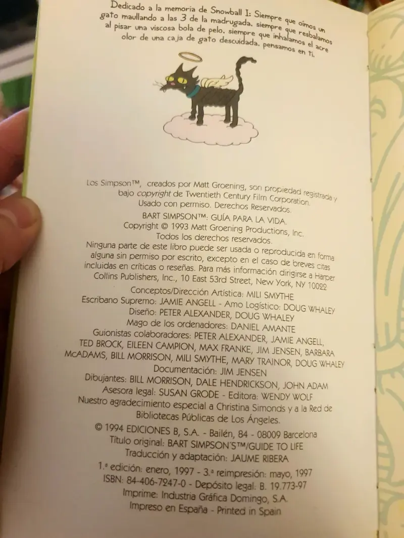 Libro 'Guía para la Vida' de Bart Simpson 1ra Edic - 4