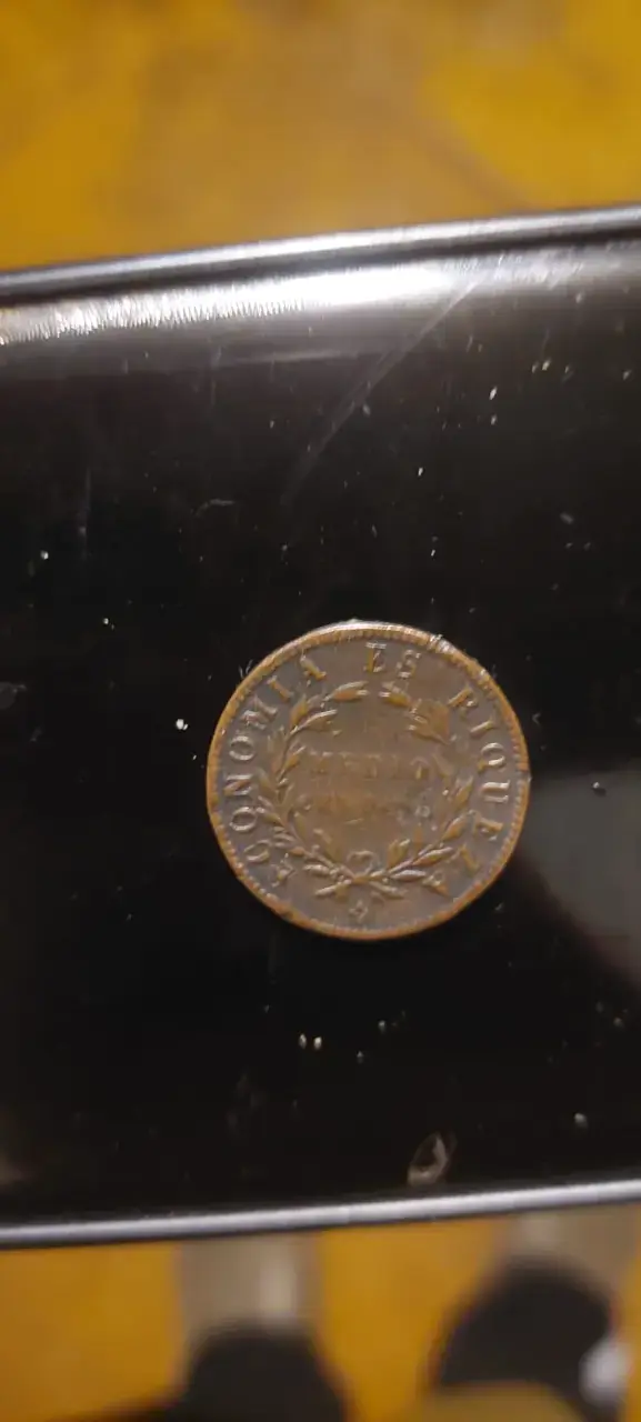 Moneda Antigua de Chile 1 Centavo - 1