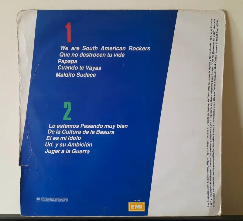Los Prisioneros Vinilo La Cultura de la Basura - 2
