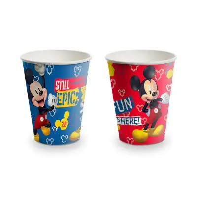 24 Vasos Mickey Fun Fiesta 250cc para niños - miniatura 1