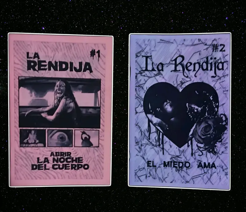 primeros 2 tomos de fanzine de terror La Rendija - 1