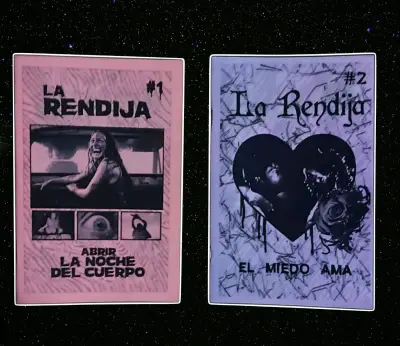 primeros 2 tomos de fanzine de terror La Rendija - miniatura 1