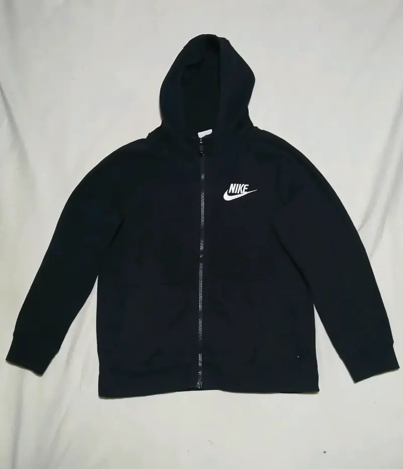 Polerón con capucha Nike negro para mujer