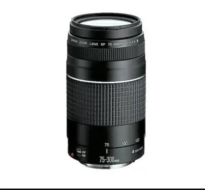 NUEVO - Lente Teleobjetivo Canon Zoom EF 75-300mm - miniatura 1