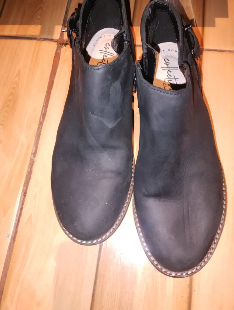 Botines de cuero para mujer - 1
