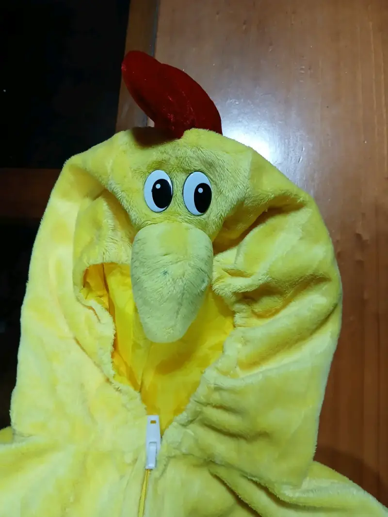 Disfraz de pollo amarillo para niños 24 meses - 3
