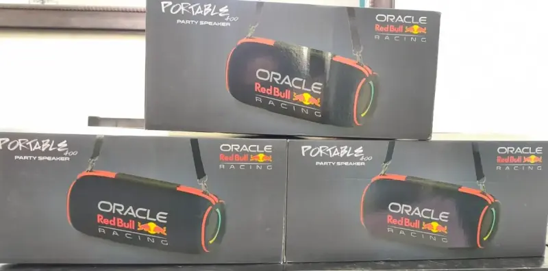 Parlante portátil Oracle Red Bull Racing con luces LED - 3