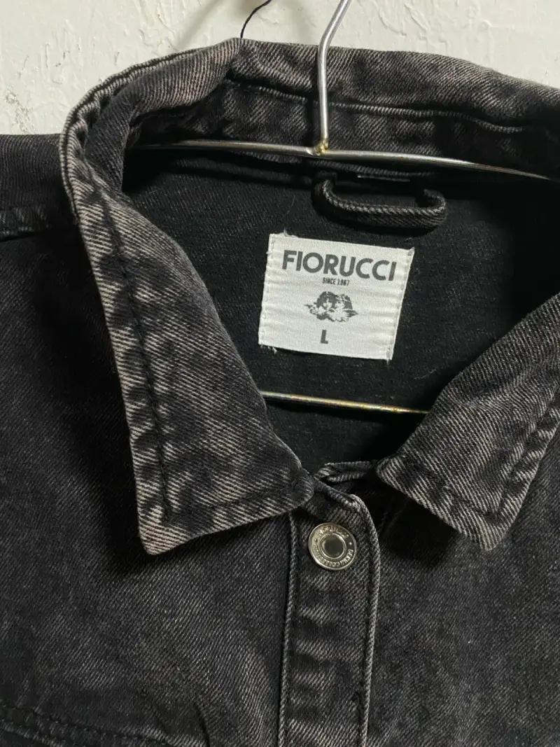 Chaqueta de Mezclilla Fiorucci (Oversized) Talla L - 3