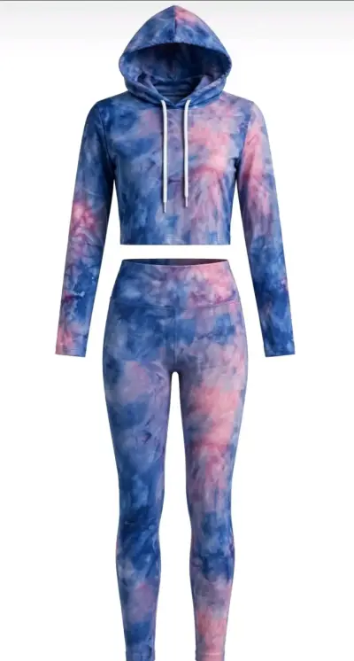 Conjunto deportivo tie-dye para mujer - miniatura 1